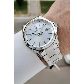 Daniel Klein DKISTE1454 Gümüş Renk Erkek Kol Saati