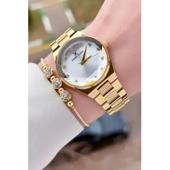 Daniel Klein DKISTE1561 Gold Renk Kadın Kol Saati ve Bileklik