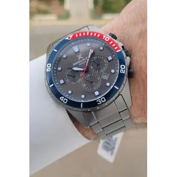 Füme Renk Iç Göstrgeleri Aktif Hediye Paketli Erkek Kol Saati