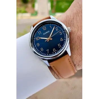 Casio Çelik Deri Kordon Erkek Kadın Kol Saati
