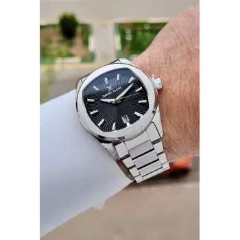 Daniel Klein DKISTE1785 Kadranı Siyah Kordonu Gümüş Renk 41 Mm Erkek Kol Saati