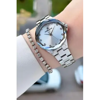 Daniel Klein DKISTE2043 Gümüş Renk 33 Mm Kadın Kol Saati ve Bileklik