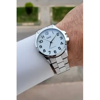 Gümüş Renk 40 mm Erkek Kol Saati