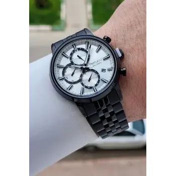 Siyah Renk İç Göstergeleri Aktif 41 Mm Erkek Kol Saati