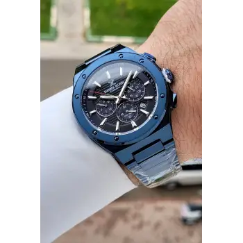 Lacivert Renk 44,5 Mm Hediye Paketli İç Göstergeleri Aktif Erkek Kol Saati