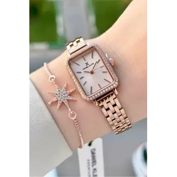 Rose Renk Hediye Paketli 21 Mm Kadın Kol Saati