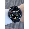 Daniel Klein DKISTE1047 Siyah Renk Pusulalı Barometreli Hediye Paketli Android/ios Uyumlu Akıllı Saat