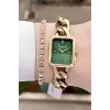 Freelook FL2ISTE30 Gold Renk Zincirli Hediye Paketli 5 ATM Kadın Kol Saati ve Bileklik