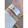 Daniel Klein DKISTE1107 Gold Gümüş Renk Hediye Paketli Kadın Kol Saati ve Bileklik