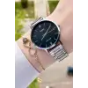 Casio CSISTE29 Kadranı Siyah Kordonu Gümüş Renk Hediye Paketli Kadın Kol Saati