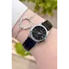 Casio CSISTE22 Kasası Gümüş Kordonu Siyah Renk Hediye Paketli Kadın Kol Saati