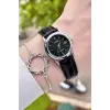 Casio CSISTE22 Kasası Gümüş Kordonu Siyah Renk Hediye Paketli Kadın Kol Saati