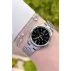 Casio CSISTE18 Kadranı Siyah Kordonu Gümüş Renk Hediye Paketli Kadın Kol Saati