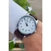 Casio CSISTE13 Kasası Gümüş Kordonu Kahverengi Renk Hediye Paketli Erkek Kol Saati
