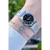 Casio CS1ISTE27 Kadranı Siyah Kordonu Gümüş Renk Hediye Paketli Kadın Kol Saati