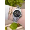 Casio CSISTE16 Kadranı Füme Kordonu Gümüş Renk Hediye Paketli Kadın Kol Saati