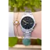 Casio CSISTE16 Kadranı Füme Kordonu Gümüş Renk Hediye Paketli Kadın Kol Saati