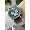 Daniel Klein DKISTE1200 Kasası Gümüş Kordonu Kahverengi Renk Hediye Paketli Kronometreli Erkek Kol Saati