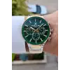 Daniel Klein DKISTE1237 Kadranı Yeşil Gold Gümüş Renk İç Göstergeleri Aktif Hediye Paketli Erkek Kol Saati