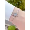 Gümüş Renk Yıldız Hediye Paketli Bileklik