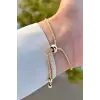 Gold Renk Yıldız Hediye Paketli Bileklik