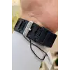 Daniel Klein DKISTE1383 Gümüş Siyah Renk Analog Dijital Hediye Paketli Erkek Kol Saati
