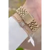 Freelook FLISTE43 Gold Renk Kadın Kol Saati ve Bileklik