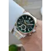 Daniel Klein DKISTE1518 Kadranı Yeşil Kordonu Gold Gümüş Renk 43 mm Erkek Kol Saati