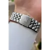 Kadranı Lacivert Kordonu Gümüş Renk 42 mm Fonksiyonlu Erkek Kol Saati