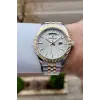 Gold Gümüş Renk 42 mm Fonksiyonlu Erkek Kol Saati