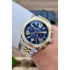 Daniel Klein DKISTE1603 Kadranı Lacivert Kordonu Gold Gümüş Renk 42 mm Erkek Kol Saati