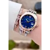 Pierre Cardin PCISTE27 Kadranı Lacivert  Kordonu Rose Gümüş Renk 34 mm Kadın Kol Saati