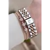 Pierre Cardin PCISTE27 Kadranı Lacivert  Kordonu Rose Gümüş Renk 34 mm Kadın Kol Saati
