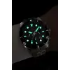 Kadranı Siyah Kordonu Gümüş Renk 45 mm Erkek Kol Saati