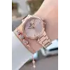 Rose Renk Kadın Kol Saati Bileklik