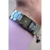 Gümüş Renk Takvimli 44 Mm Erkek Kol Saati