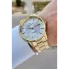Gold Renk Takvim Ve Gün Fonksiyonlu 44 Mm Erkek Kol Saati