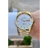 Gold Renk Takvim Ve Gün Fonksiyonlu 44 Mm Erkek Kol Saati