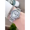 Gümüş Renk 32,5 Mm Takvimli Kadın Kol Saati Ve Bileklik