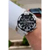 Daniel Klein DKISTE1774 Kadranı Siyah Kordonu Gümüş Renk 44 Mm Iç Göstergeleri Aktif Erkek Kol Saati