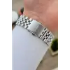Kadranı Siyah Kordonu Gümüş Renk 42 Mm Iç Göstergeleri Aktif Erkek Kol Saati