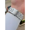 Kadranı Lacivert Kordonu Gümüş Renk 41 Mm Iç Göstergeleri Aktif Erkek Kol Saati