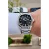 Daniel Klein DKISTE1785 Kadranı Siyah Kordonu Gümüş Renk 41 Mm Erkek Kol Saati