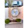 Freelook FLISTE48 Gold Gümüş Renk 38 mm Kadın Kol Saati ve Bileklik
