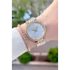 Freelook FLISTE48 Gold Gümüş Renk 38 mm Kadın Kol Saati ve Bileklik