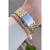 Freelook FLISTE48 Gold Gümüş Renk 38 mm Kadın Kol Saati ve Bileklik