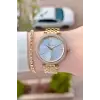 Freelook FLISTE46 Gold Renk 38 mm Kadın Kol Saati ve Bileklik