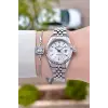 Daniel Klein DKISTE1965 Diamond Gümüş Renk 28 Mm Kadın Kol Saati Ve Bileklik