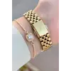 Daniel Klein DKISTE1982 Gold Renk Hediye Paketli Kadın Kol Saati + Bileklik