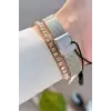 Daniel Klein DKISTE2066 Gold Gümüş Renk Hediye Paketli Kadın Kol Saati ve Bileklik